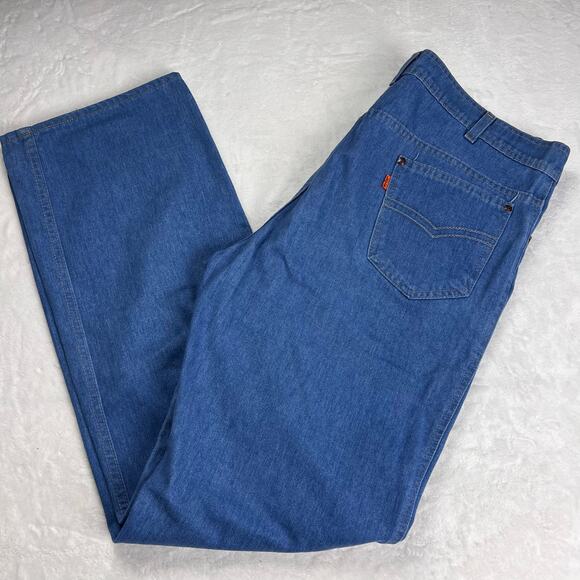 Levi’s Vintage Orange tab 1984 Blue Jeans men’s size 38x31 Skosh More Room USA - Picture 1 of 9
